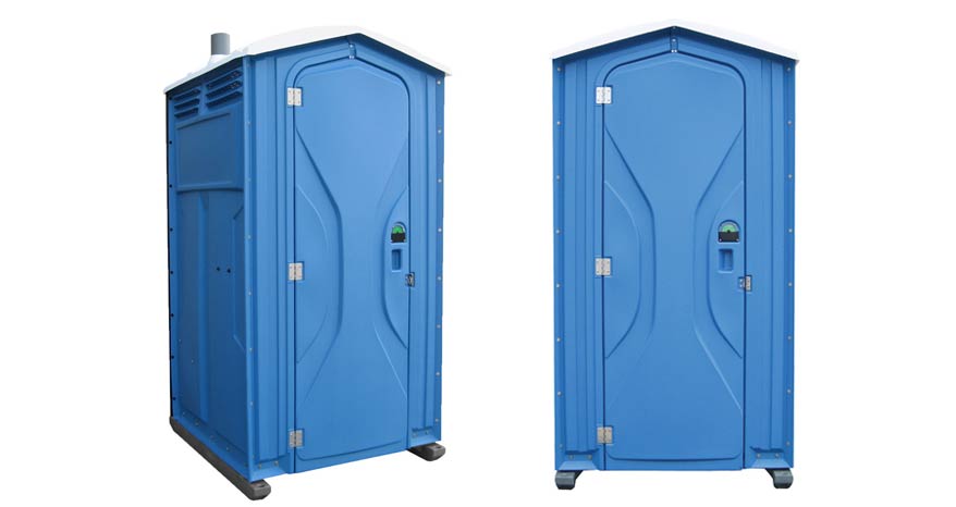 Long-term porta potty units on site in Fort Myers, Florida